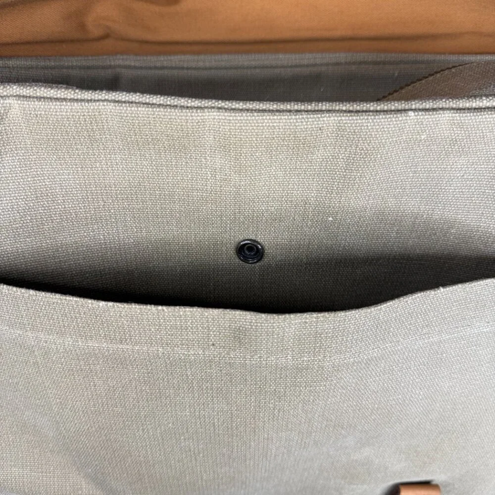 Cutter and Buck Canvas and Leather Laptop Bag